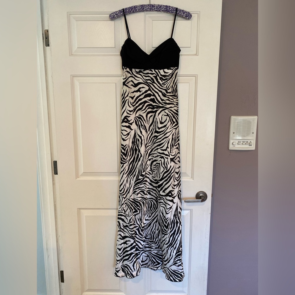 Zebra Prom Dress